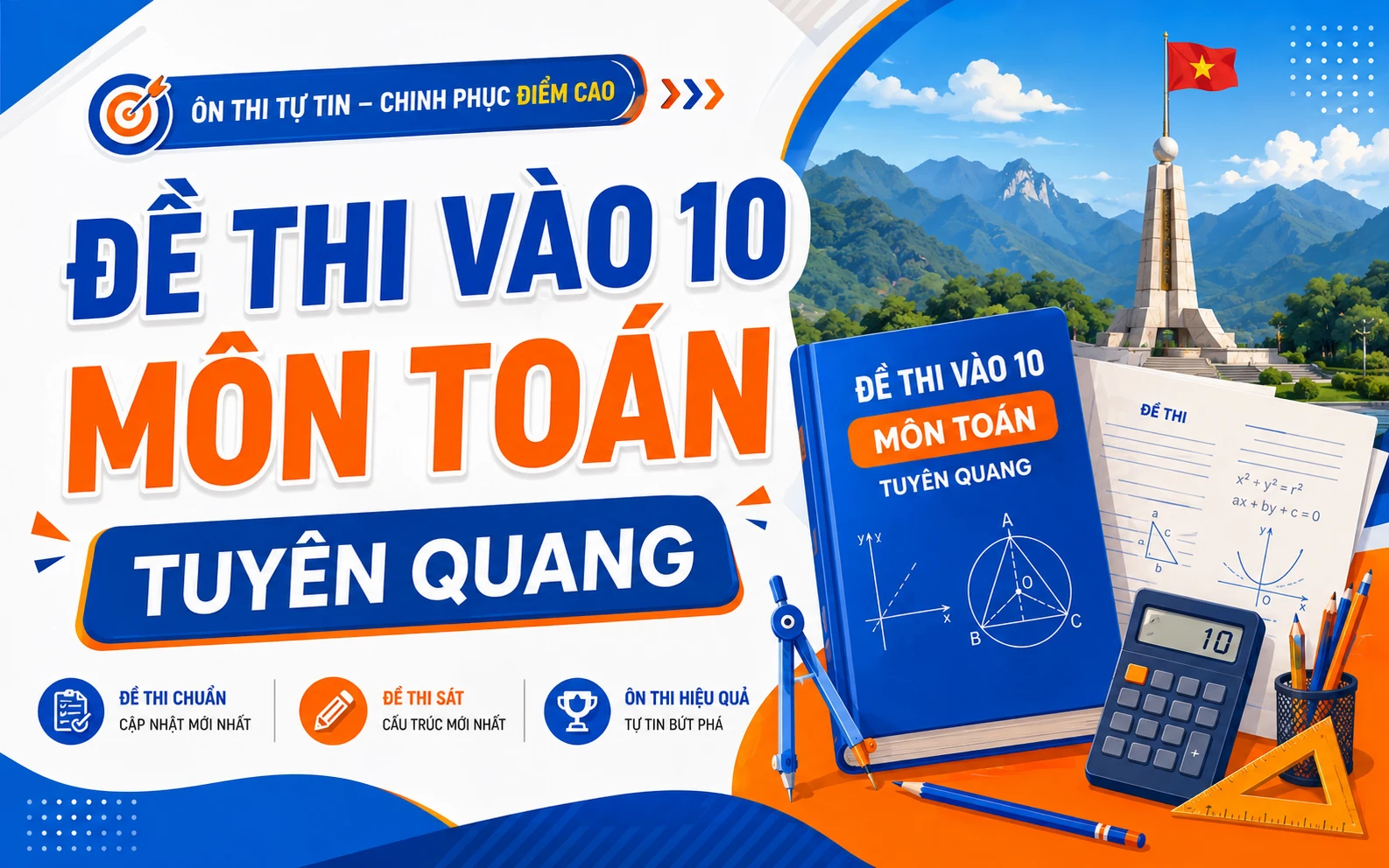 Đề Thi Vào 10 MÔN TOÁN Tuyên Quang 2026 2027