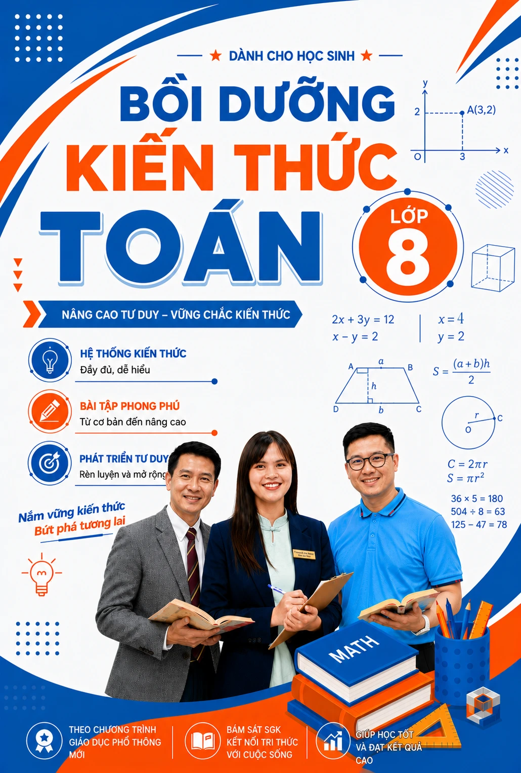 Lớp bồi dưỡng kiến thức toán Lớp 8